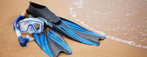 Great value snorkels and fins