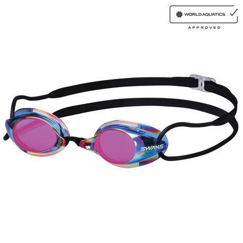 Swans SR7 NAVY SHADOW swimming goggles including prescription lenses