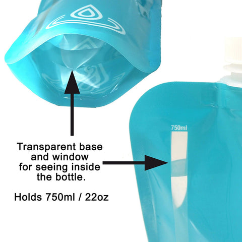 HydraMate foldable water bottle